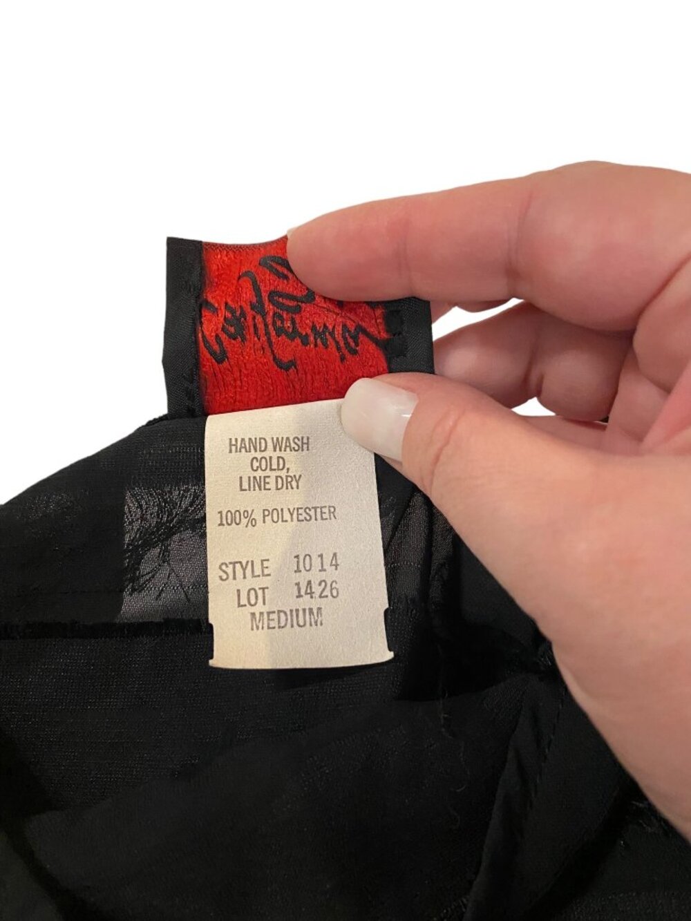 California Spice Eyelash Blouse Black Size M Vintage Hippie Boho 80’s Glam Retro - Picture 4 of 14